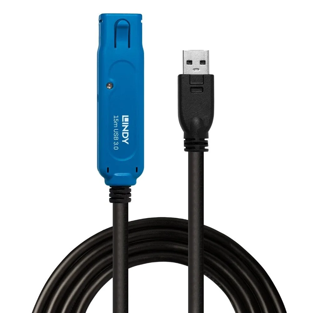 Lindy 43229 15M USB 3.0 Active Ext Cable Pro Type a Male to Female