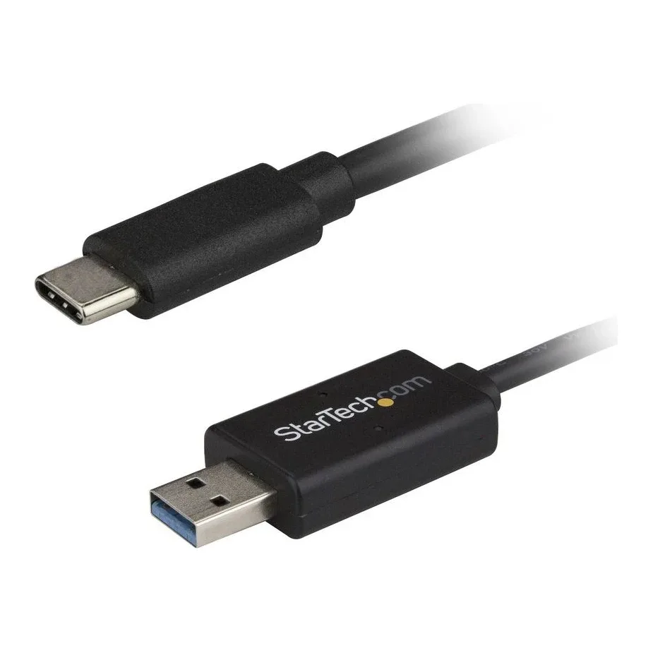 StarTech USB C to USB Data Transfer Cable for Mac and Windows, USB 3.0 - 2m (6ft) - USB cable - USB-C (M) to USB Type A (M) - USB 3.0 - 2 m - black
