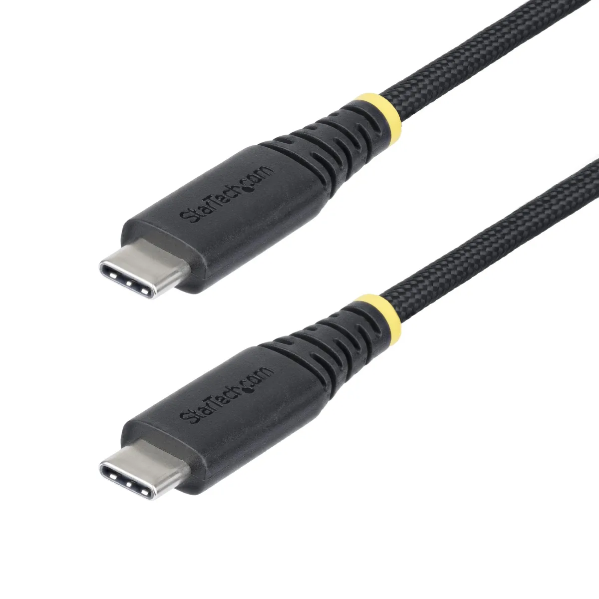 StarTech 2m USB-C Charging Cable, 240W, Silicone Jacket w/Braid - USB cable - USB-C (M) to USB-C (M) - USB 2.0 - 48 V - 5 A - 2 m - extended power range (EPR), USB Power Delivery (240W)