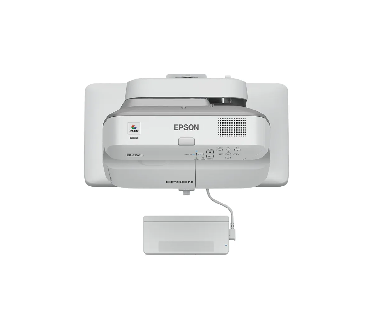 Epson EB-695Wi - 3LCD projector - 3500 lumens (white) - 3500 lumens (colour) - WXGA (1280 x 800) - 16:10 - 720p - LAN