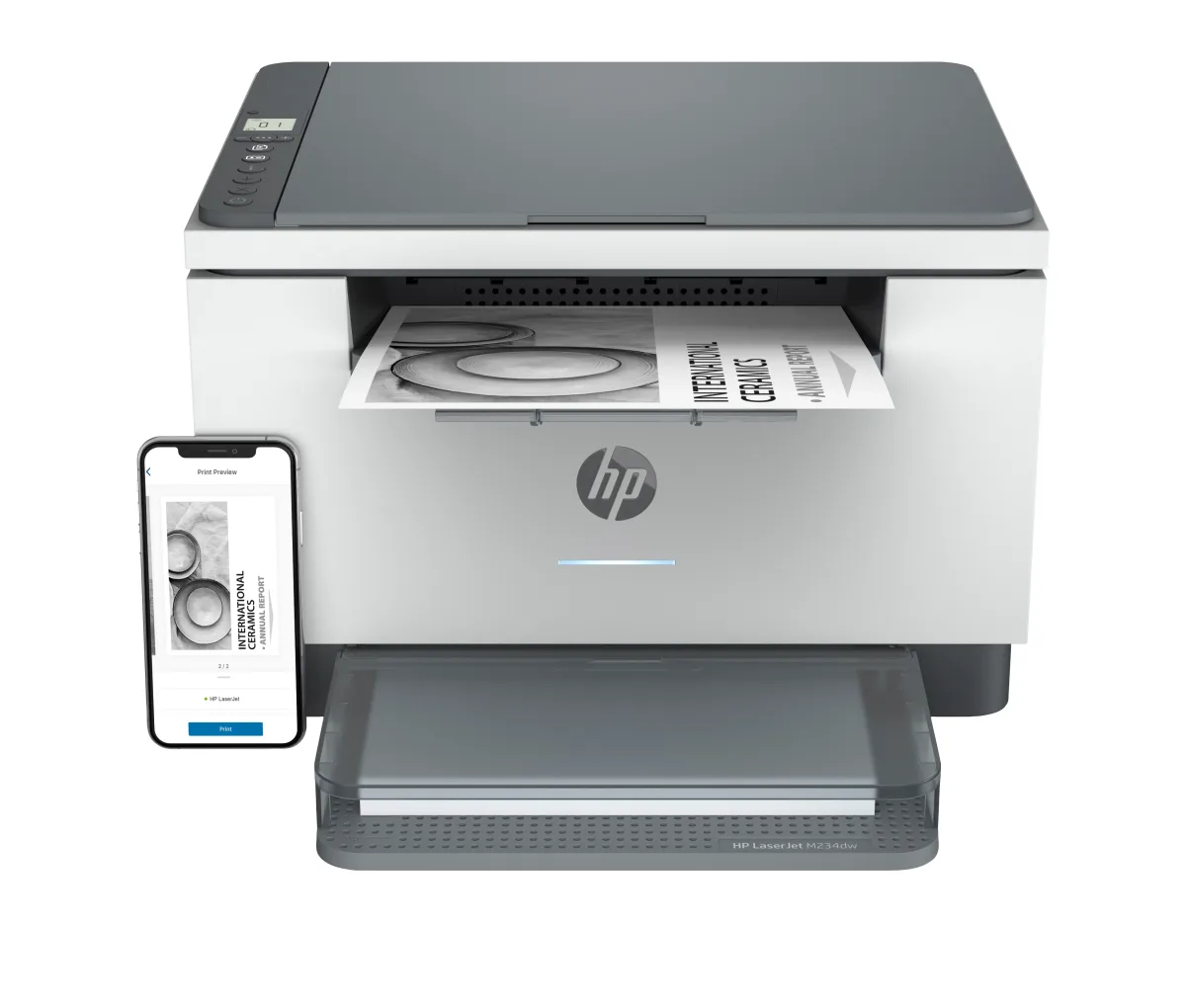 HP LaserJet MFP M234dw - Multifunction printer - B/W - laser - Legal (216 x 356 mm) (original) - Legal (media) - up to 29 ppm (copying) - up to 29 ppm (printing) - 150 sheets - USB 2.0, LAN, Wi-Fi(n) - light basalt