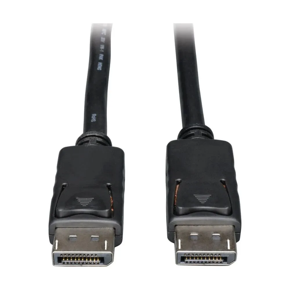 Eaton Tripp Lite Series DisplayPort Cable with Latching Connectors, 4K 60 Hz (M/M), Black, 3 ft. (0.91 m) - DisplayPort cable - DisplayPort (M) to DisplayPort (M) - 91 cm - black