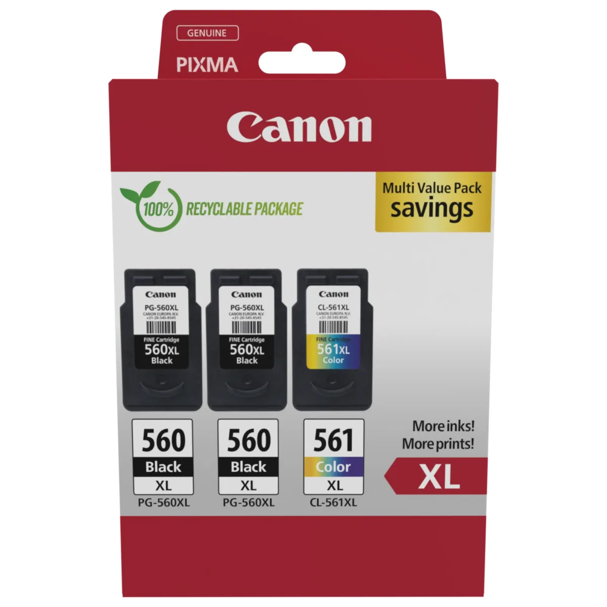 Canon 3712C009 PG-560XLX2/CL-561XL Multi