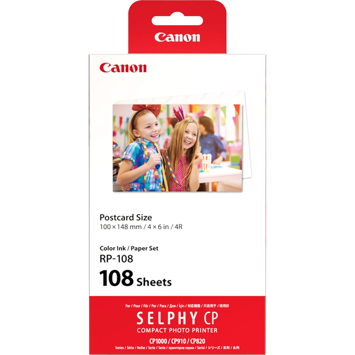 Canon RP-108 - Print ribbon cassette and paper kit