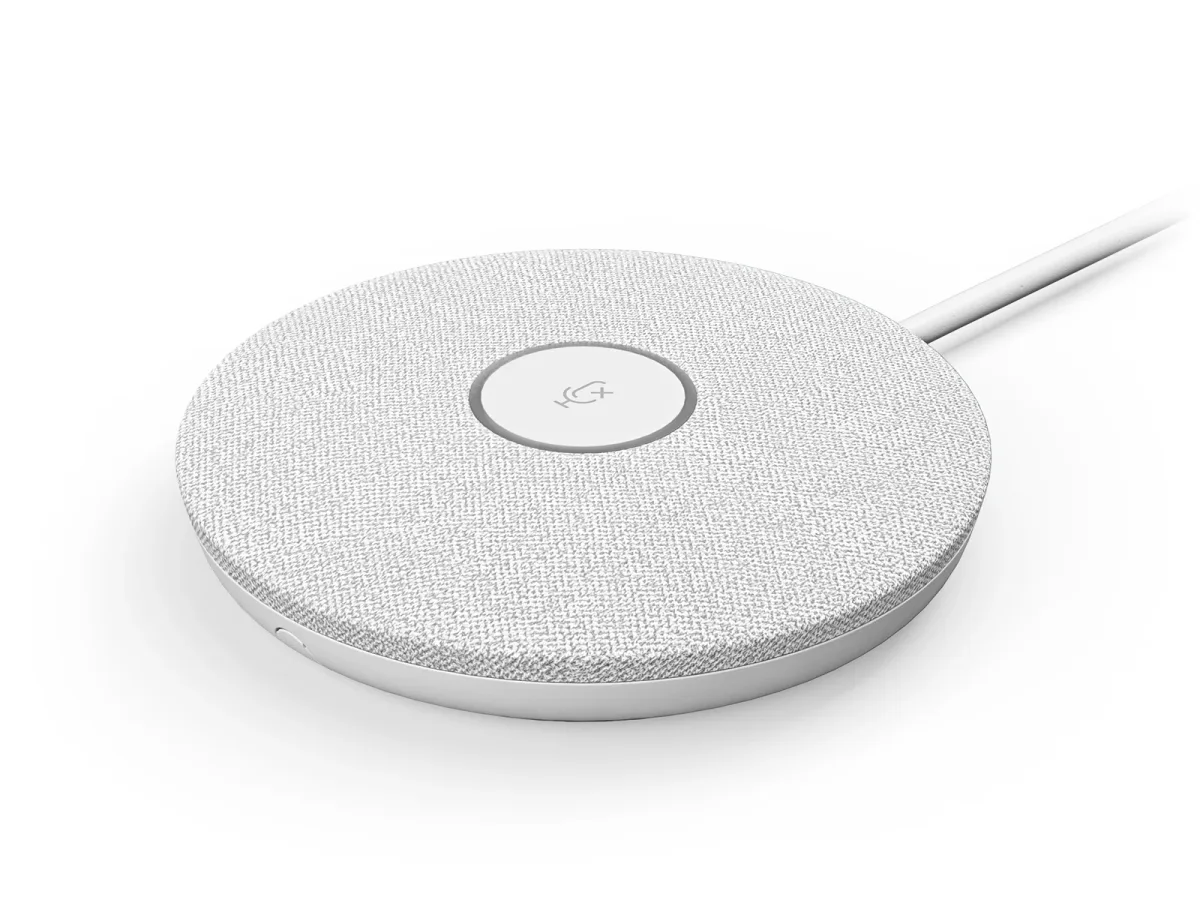 Logitech Rally Mic Pod - Microphone - white - Skype Certified, Zoom Certified, Cisco Webex Certified
