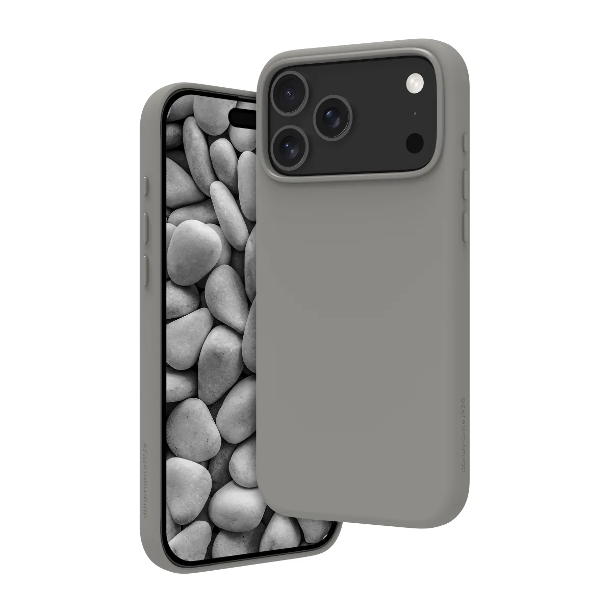 dbramante1928 Roskilde - Protective cover for mobile phone - MagSafe compatibility - ICON - river stone - for Apple iPhone 17 Pro Max, 18 Pro Max