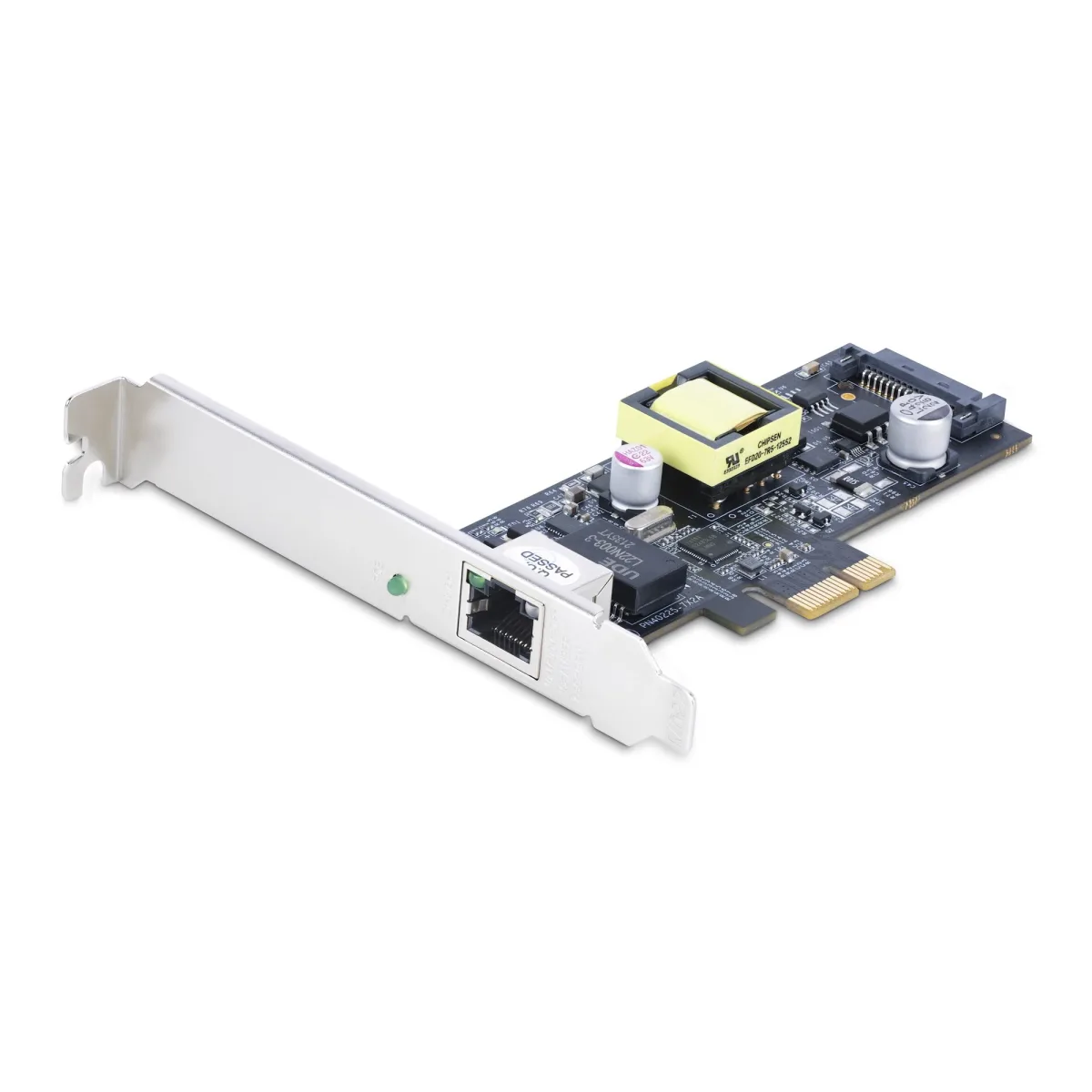 Startech 1-Port 2.5Gbps NBASE-T PoE Network Card, Intel I225-V, 802.3af/at PoE+ Multi-Gigabit NIC, PCI Express Server LAN Card, SATA Powered Desktop Ethernet Interface - Supports Windows, Linux, VMware ESXI (PR12GIP-NETWORK-CARD)