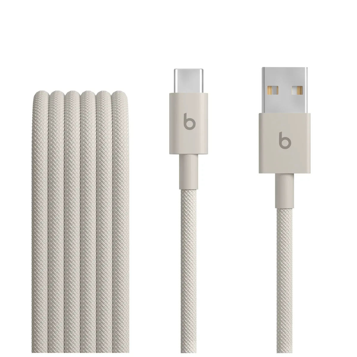 Beats - USB cable - USB (M) to USB-C (M) - USB 2.0 - 1.5 m - braided, USB Fast Charge (15W), reinforced design - surge stone