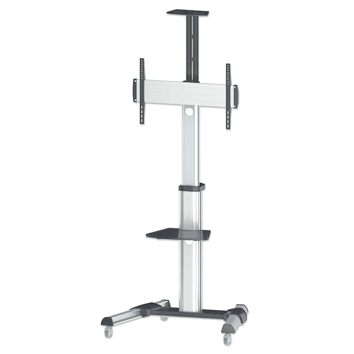 Manhattan 461245 TV/Monitor Trolley Stand- 37-65" VESA to 600X400MM 50KG