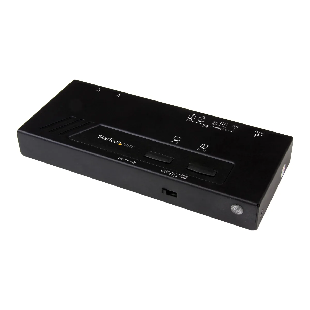 Startech 2x2 HDMI Matrix Switcher - 4K UltraHD HDMI Switch with Fast Switching, Auto-Sensing and Serial Control (VS222HD4K)