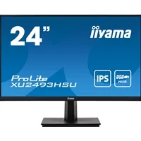 iiyama ProLite X2493HSU-B1 - LED monitor - 24" (23.8" viewable) - 1920 x 1080 Full HD (1080p) @ 120 Hz - IPS - 350 cd/m² - 1500:1 - 1 ms - HDMI, DisplayPort - speakers - black, matte