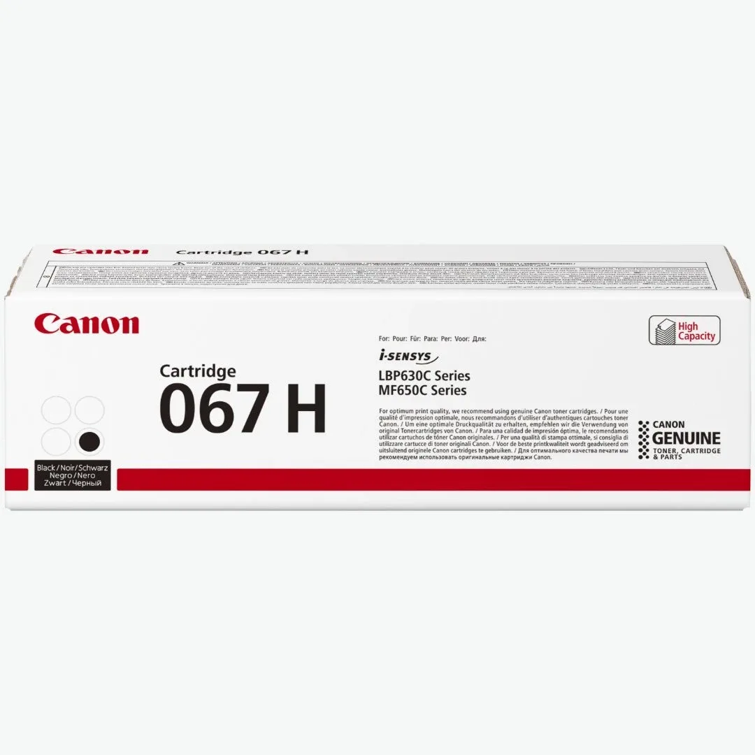 Canon 067 H - High capacity - black - original - toner cartridge - for i-SENSYS MF651Cw