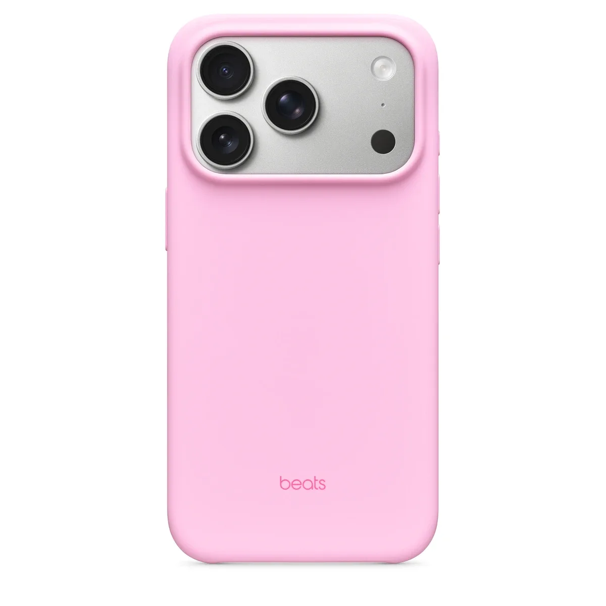 Beats - Protective cover for mobile phone - camera control - MagSafe compatibility - polycarbonate - pebble pink - for iPhone 17 Pro