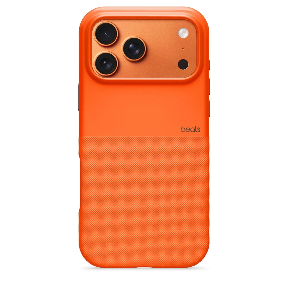 Beats - Protective cover for mobile phone - rugged - camera control - MagSafe compatibility - soft thermoplastic polyurethane (TPU) - sierra orange - for iPhone 17 Pro Max