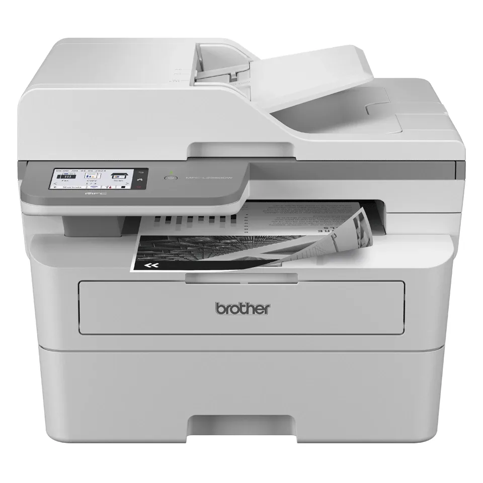 Brother MFCL2980DWQJ1 MFC-L2980DW Pro Compact AIO Mono MFP Laser Light Grey