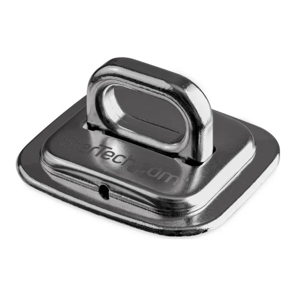 Startech Laptop Cable Lock Anchor - Zinc Alloy - Computer Security Cable Anchor - Desk Mount Security Anchor Point - Screw-On Lock Anchor (LTANCHOR)