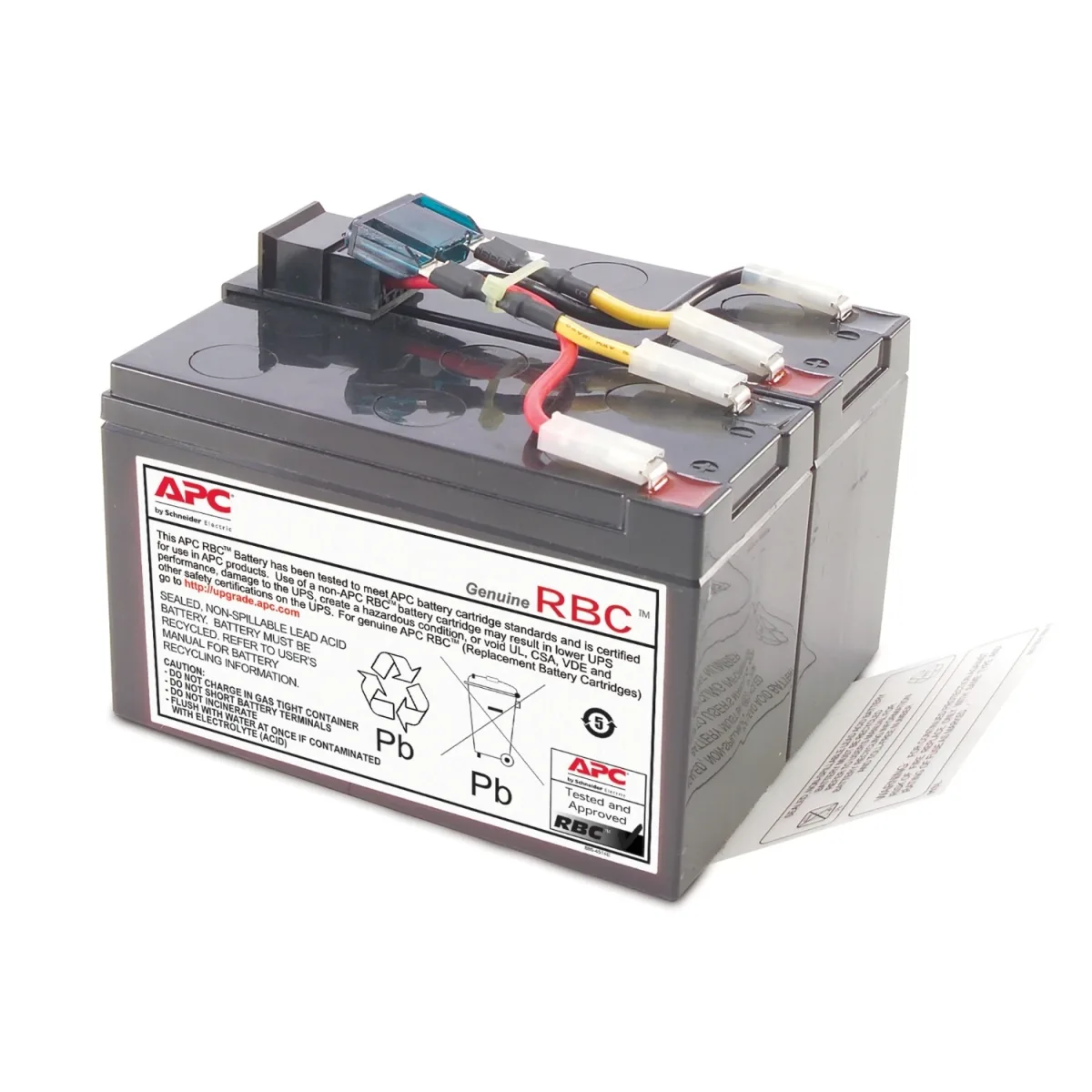 APC Replacement Battery Cartridge #48 - UPS battery - 1 x battery - Lead Acid - for P/N: SMT750, SMT750C, SMT750CUS, SMT750I, SMT750TW, SMT750US, SUA750ICH-45, SUA750-TW