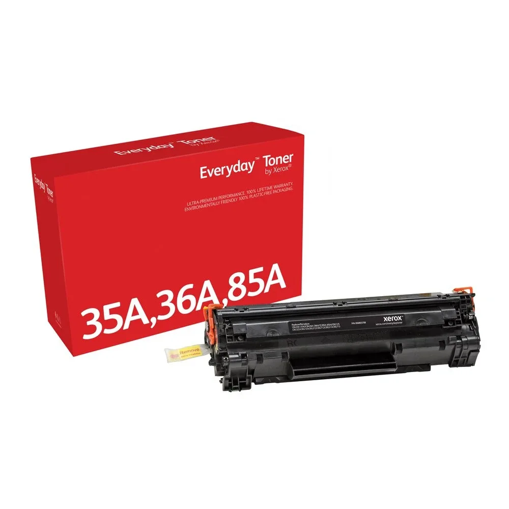 Xerox 006R03708 Black Toner Cartridge Like Hp 35A / 36A / 85A for Laserjet