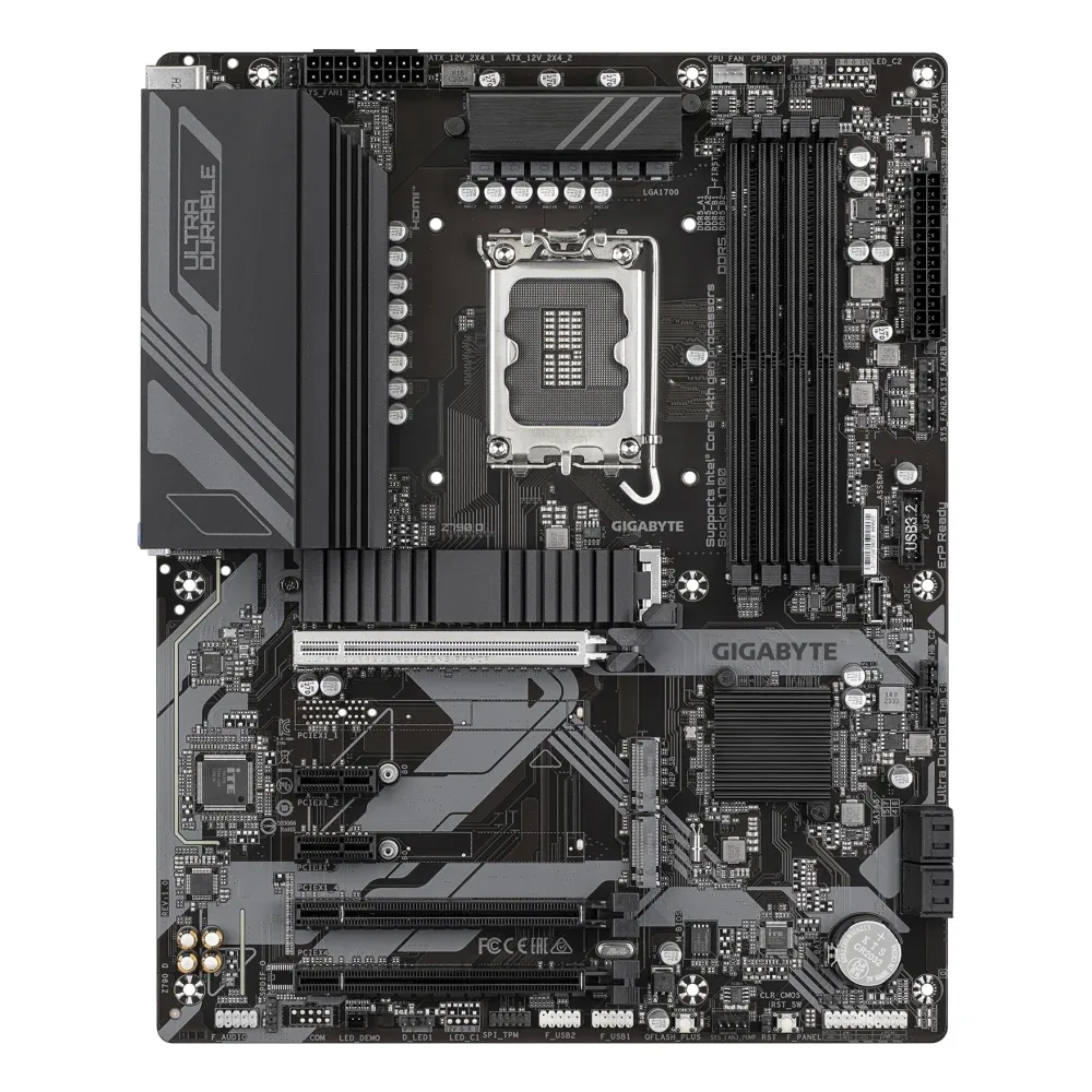 Gigabyte Z790 D Ultra Durable Intel 1700 Socket Motherboard, ATX, 4x DDR5 Slots, 3x M.2 Sockets, 2.5GbE LAN, 1x DisplayPort / 1x HDMI Port