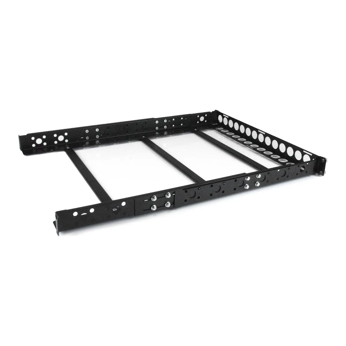 Startech 1U Universal Server Rack Rails - TAA Compliant Adjustable Depth Server Mounting Rails - 19inch Rack Mount Rails (UNIRAILS1U) - Rack rail - black - 1U - 19" - for P/N: RK2433BKM, RK2537BKM, RK3236BKF, RK4236BKB, RK4242BK24, RK4242BK30, RKQMCAB12V2