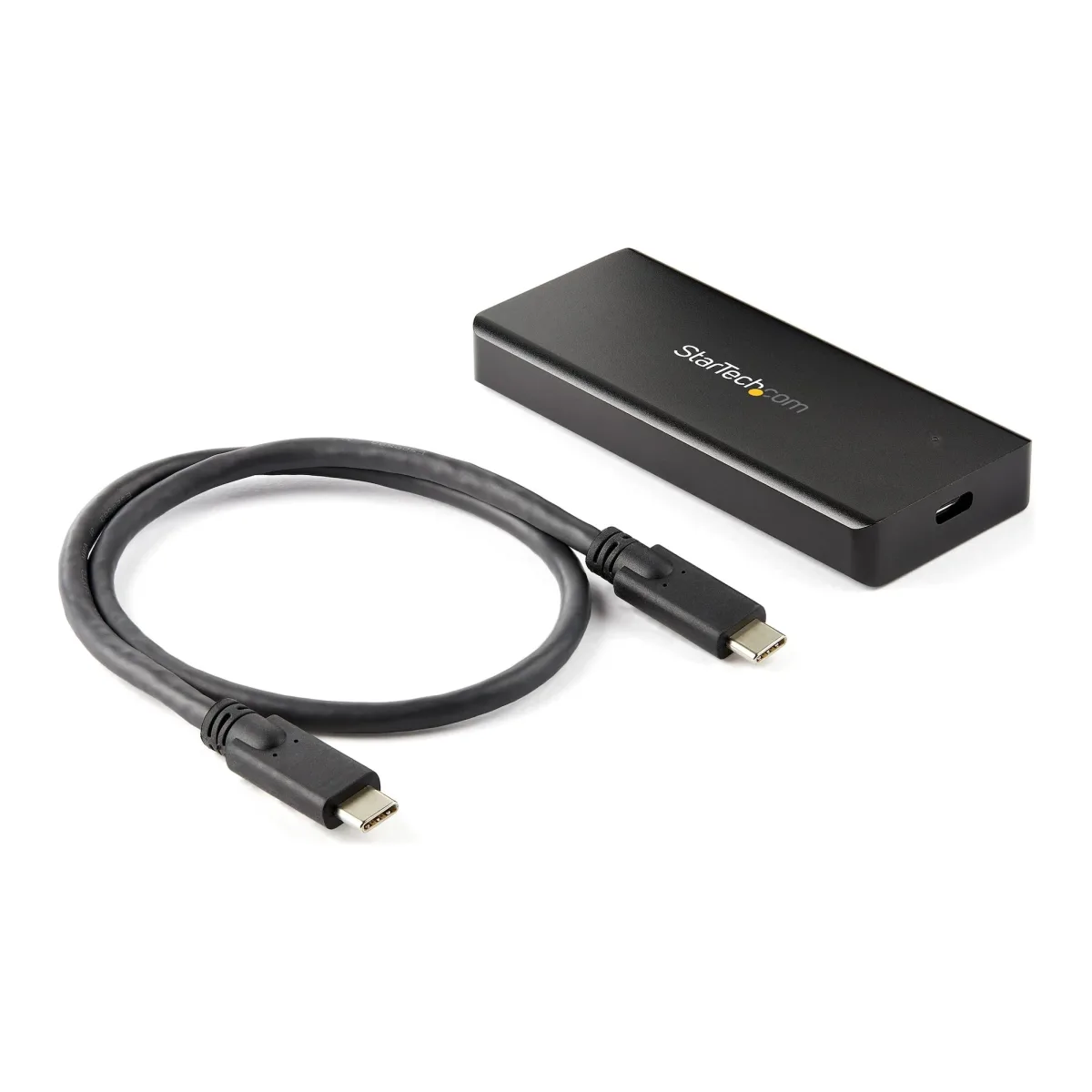 Startech USB-C 10Gbps M.2 NVMe PCIe SSD Enclosure, Rugged Aluminum External M.2 PCIe M-Key Case IP67 Rated, 1GB/s Read/Write, Supports 2230/2242/2260/2280, TB3 Compatible, Mac/PC - 1.6ft USB-C Cable Incl - Storage enclosure - M.2 - M.2 Card - USB 3.2 (Gen 2) - black - for P/N: PEXUSB321C