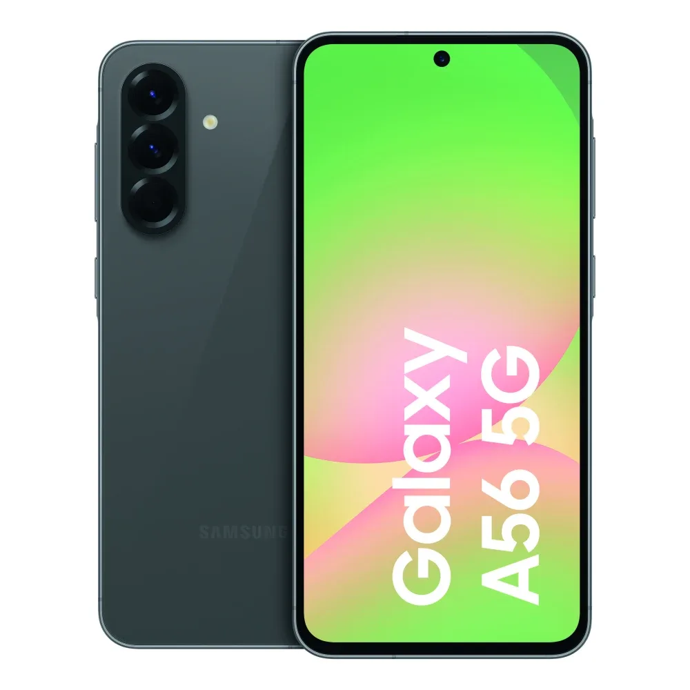 Samsung Galaxy A56 - Enterprise Edition - 5G smartphone - dual-SIM - RAM 8 GB / Internal Memory 128 GB - OLED display - 6.7" - 2340 x 1080 pixels - (120 Hz) - 3x rear cameras 50 MP, 12 MP, 5 MP - front camera 12 MP - awesome graphite