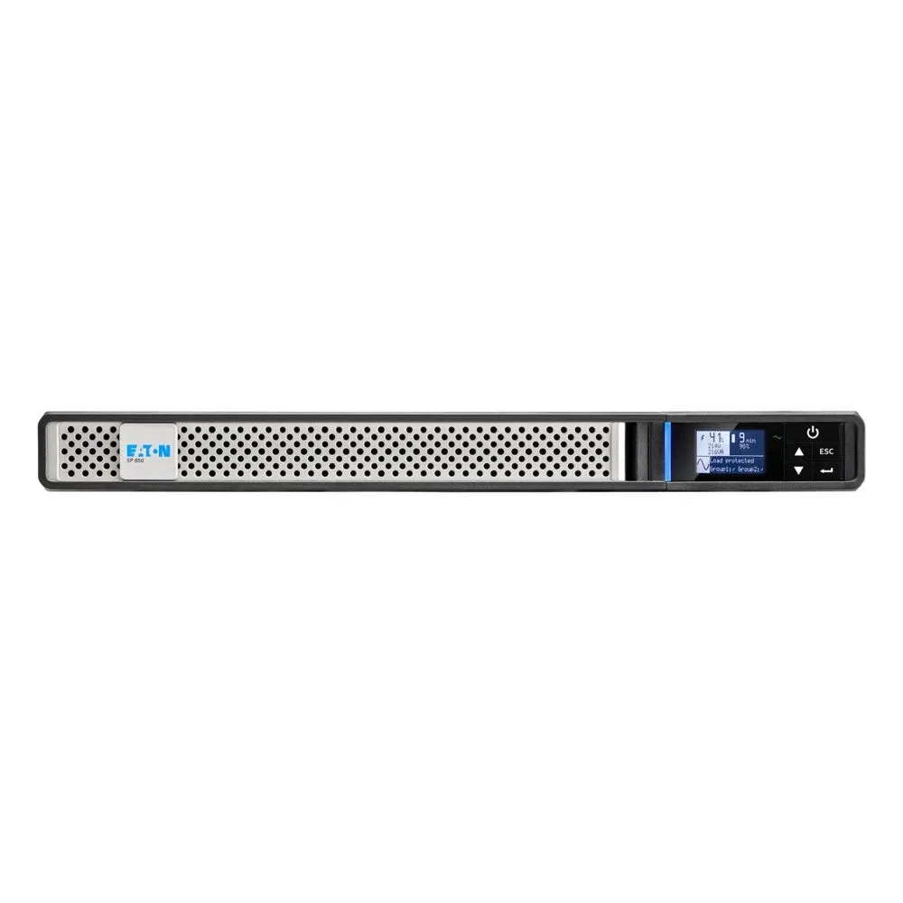 Eaton 5P Gen2 650i - UPS (rack-mountable) - AC 200/208/220/230/240 V - 520 Watt - 650 VA - 1-phase - 9 Ah - RS-232, USB, Ethernet 10/100/1000 - output connectors: 4 - 1U - 19" - black/silver
