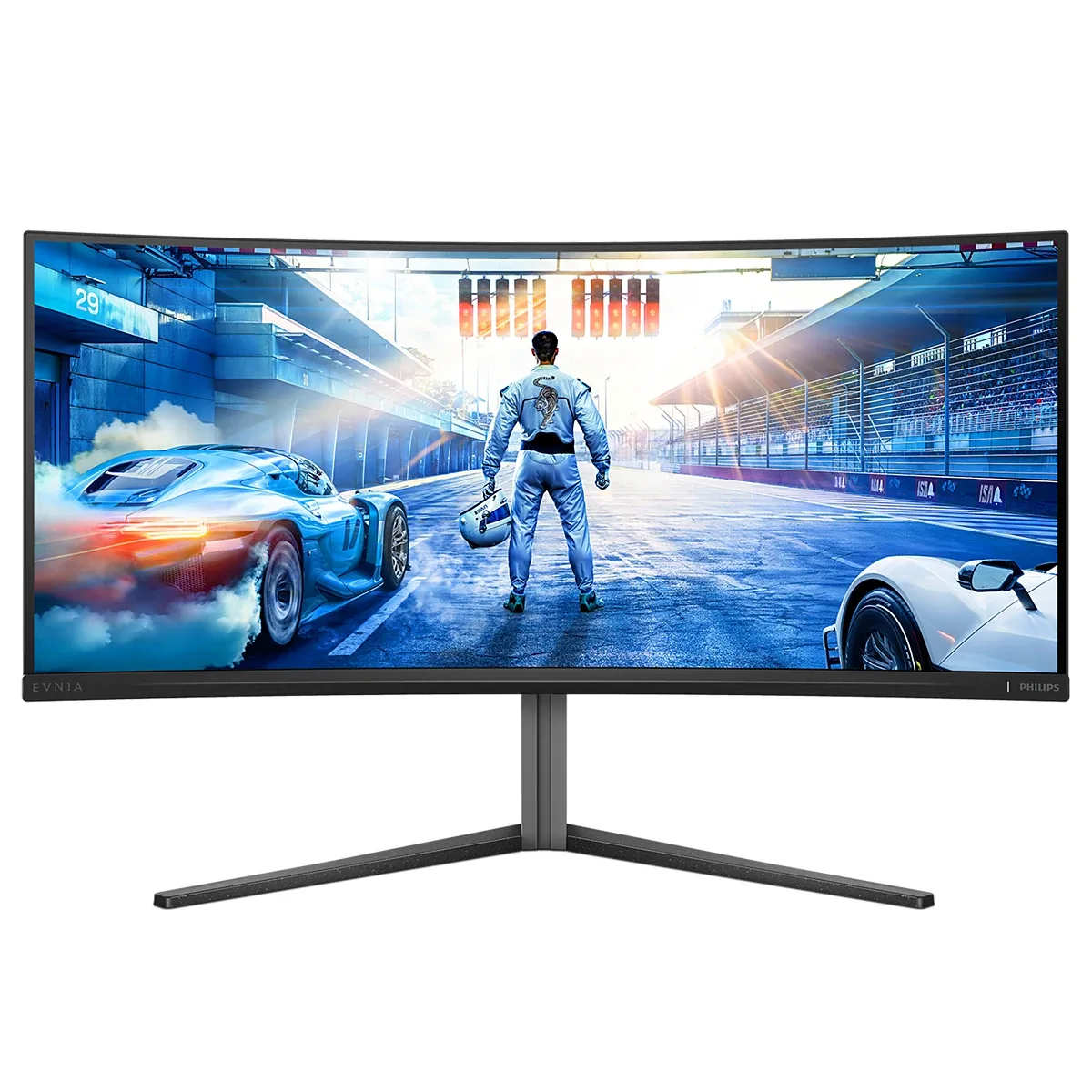 Philips Evnia 6000 34M2C6500 - OLED monitor - gaming - curved - 34" - 3440 x 1440 WQHD @ 175 Hz - 1000 cd/m² - 1000000:1 - DisplayHDR 400 True Black - 0.03 ms - 2xHDMI, DisplayPort - dark slate