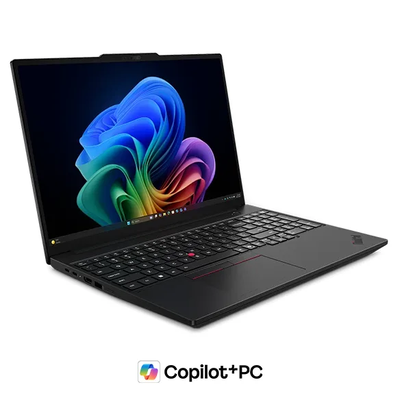 Lenovo ThinkPad T16 Gen 5 21WT - Copilot+ PC - Intel Core Ultra 5 - 325 / up to 4.5 GHz - Win 11 Pro - Intel Graphics - 16 GB RAM - 512 GB SSD TCG Opal Encryption 2, NVMe - 16" IPS 1920 x 1200 - Gigabit Ethernet - Wi-Fi 7, Bluetooth - 5G upgradable - black - kbd: UK - with 1 Year Lenovo Premier Support, CO2 Offset 200 kg (3rd Gen)