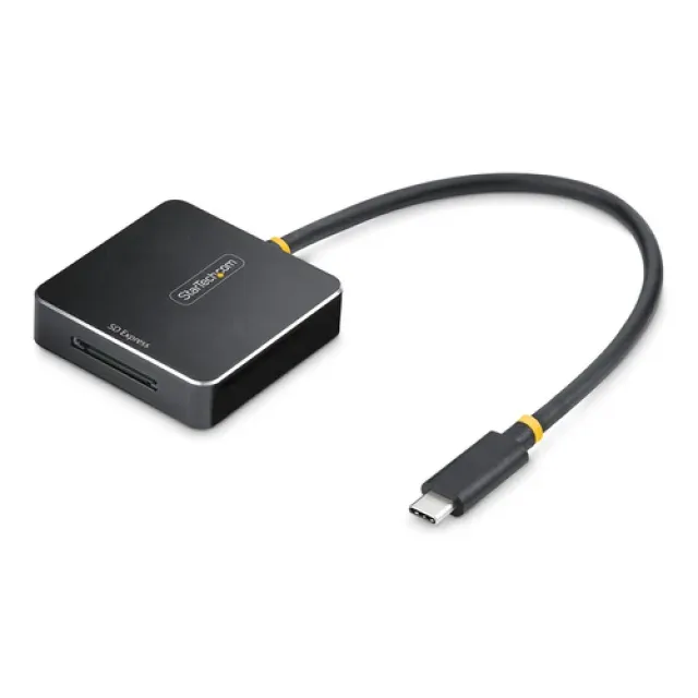 Startech USB-C SD Express Card Reader, USB 10Gbps, Portable Memory Card Reader, USB Type-C to Secure Digital 7.1 Adapter, Works with Any Operating System - Card reader (SDHC, SDXC) - USB-C 3.2 Gen 2