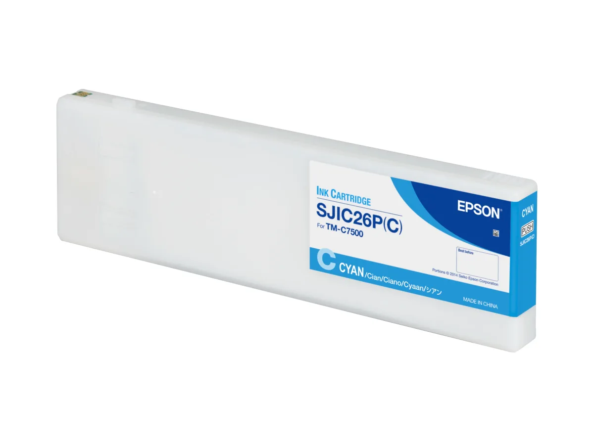 Epson C33S020619 SJIC26P(C) Ink Cartridge Cyan Colorworks C7500