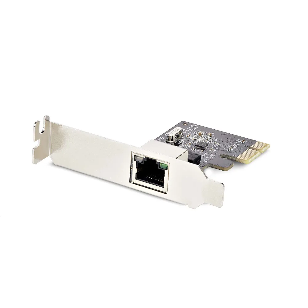 Startech 1-Port Gigabit PCIe Network Adapter Card, TAA Compliant - Network adapter - PCI Express x1 low profile - Gigabit Ethernet x 1 - black - TAA Compliant