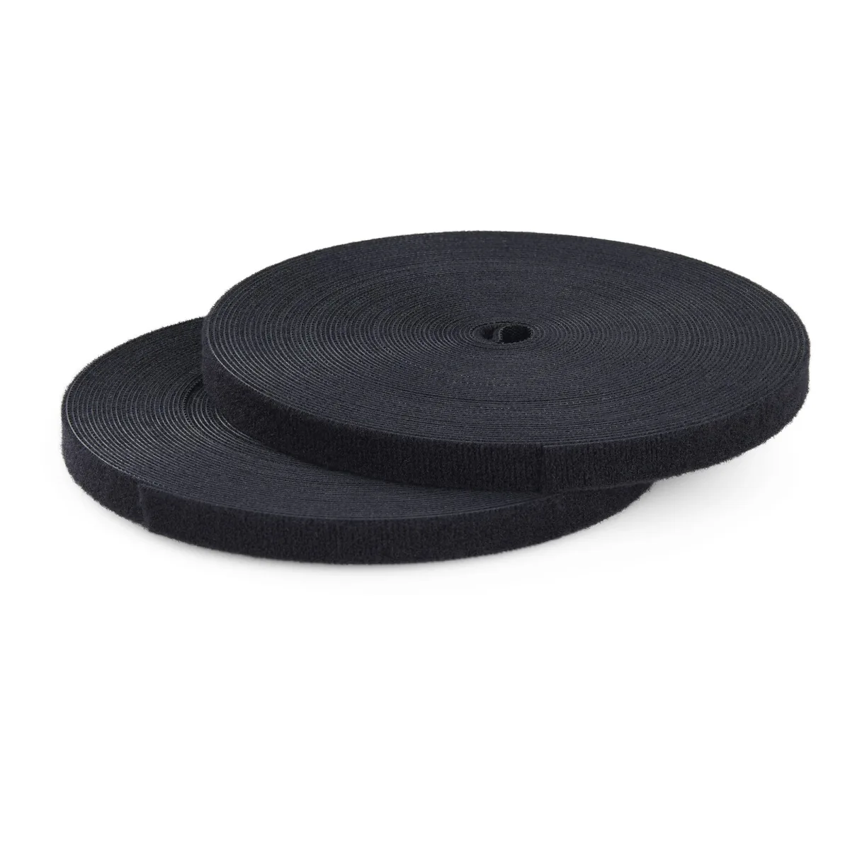 Startech - Hook & loop tie - 0.5in wide, cut-to-size, reusable, fastener tape, adjustable, bulk roll - 15.2 m - black (pack of 2)