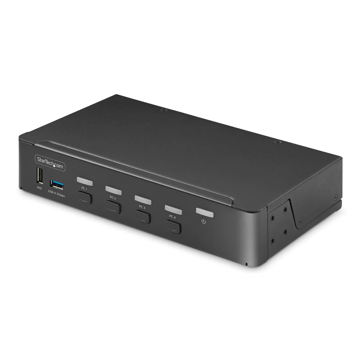 Startech 4-Port DisplayPort KVM Switch, 4K 60Hz, TAA Compliant - KVM / audio / USB switch - 4 x KVM / audio / USB - 1 local user - desktop - TAA Compliant