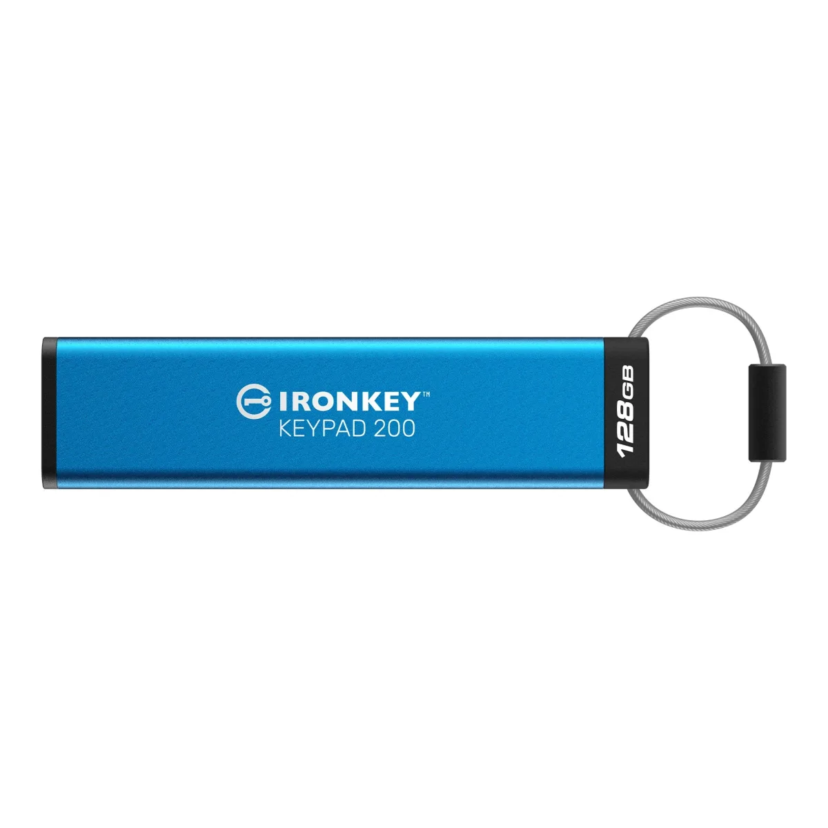 Kingston IKKP200/128GB 128GB Ironkey KEYPAD200 AES-256 Encryp Fips 140-3 Lvl 3(PENDING)