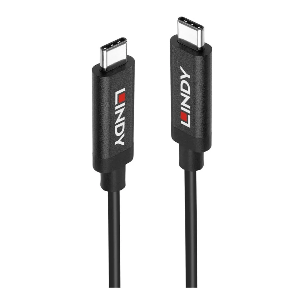 LINDY 43308 5m Active USB 3.2 Gen 2 C/C Cable, Data transfer rates up to 10Gbps, Supports video resolutions up to UHD 8K 7680x4320@60Hz including 4K 4096x2160@120Hz, 2 year warranty