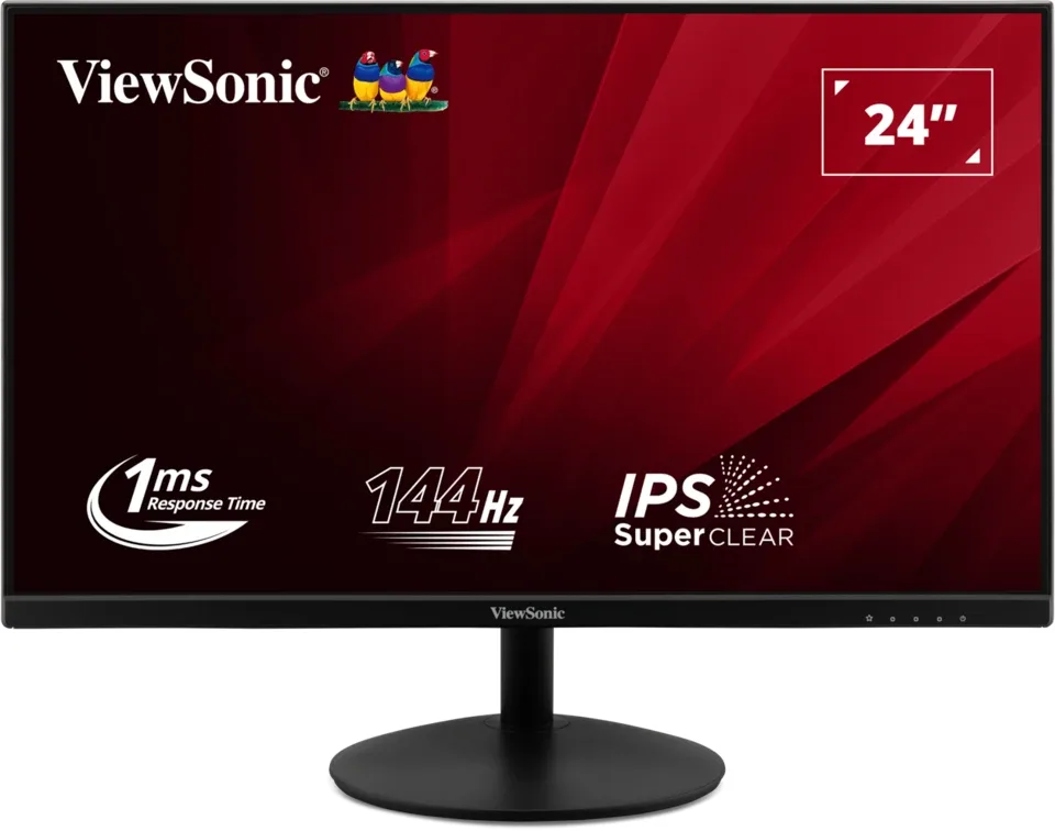 ViewSonic VA24E2-H - LED monitor - 24" (23.8" viewable) - 1920 x 1080 Full HD (1080p) @ 144 Hz - IPS - 250 cd/m² - 1000:1 - 1 ms - HDMI, VGA - black