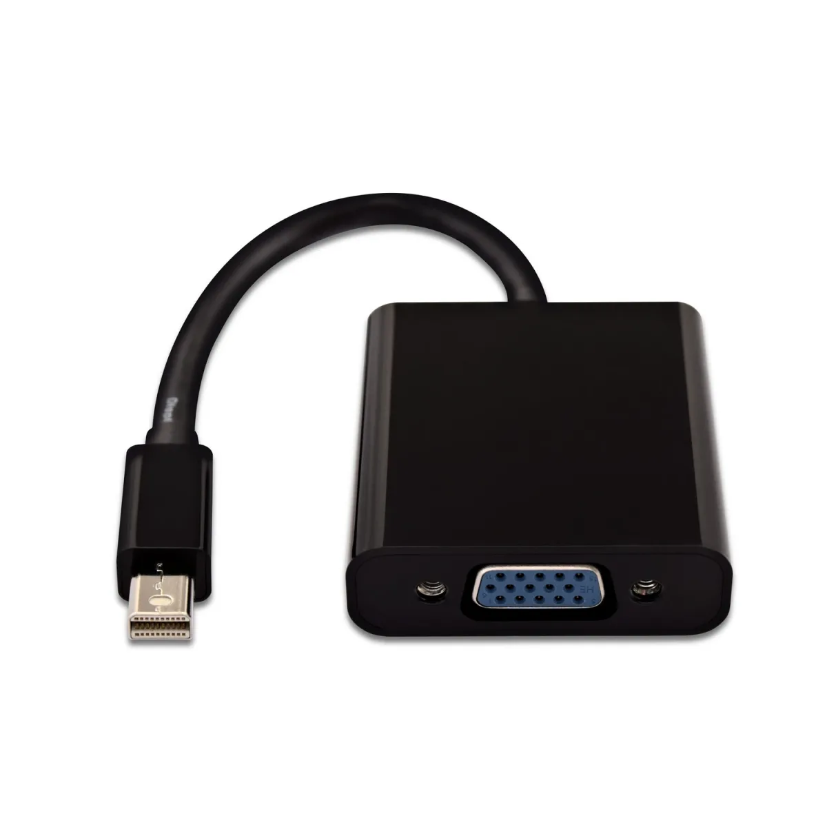 MINI DP TO VGA ADAPTER BLACK MINI DP TO VGA ADPTR 1080P FHD