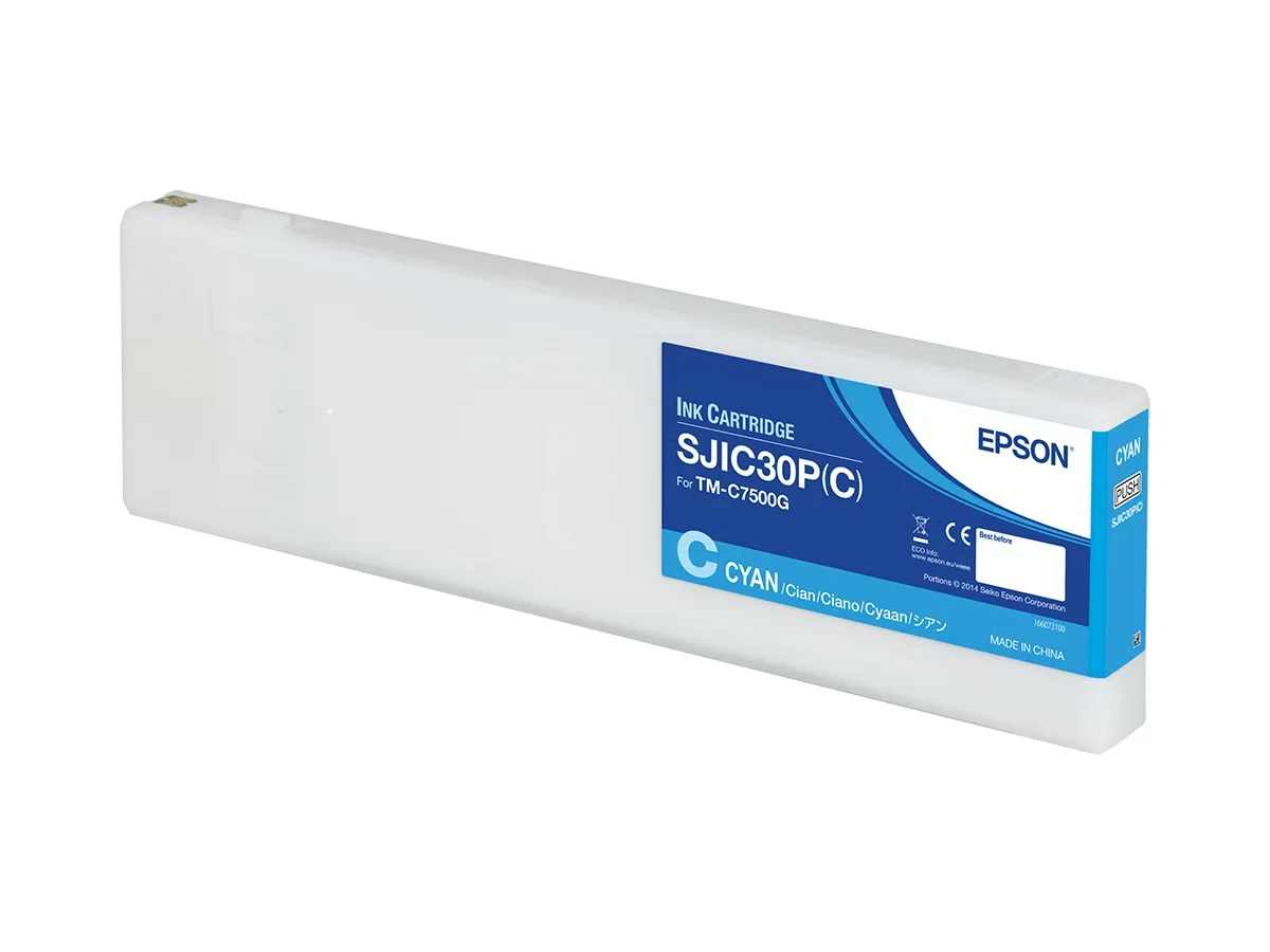 Epson C33S020640 SJIC30P(C) Ink Cartridge Cyan Colorworks C7500G