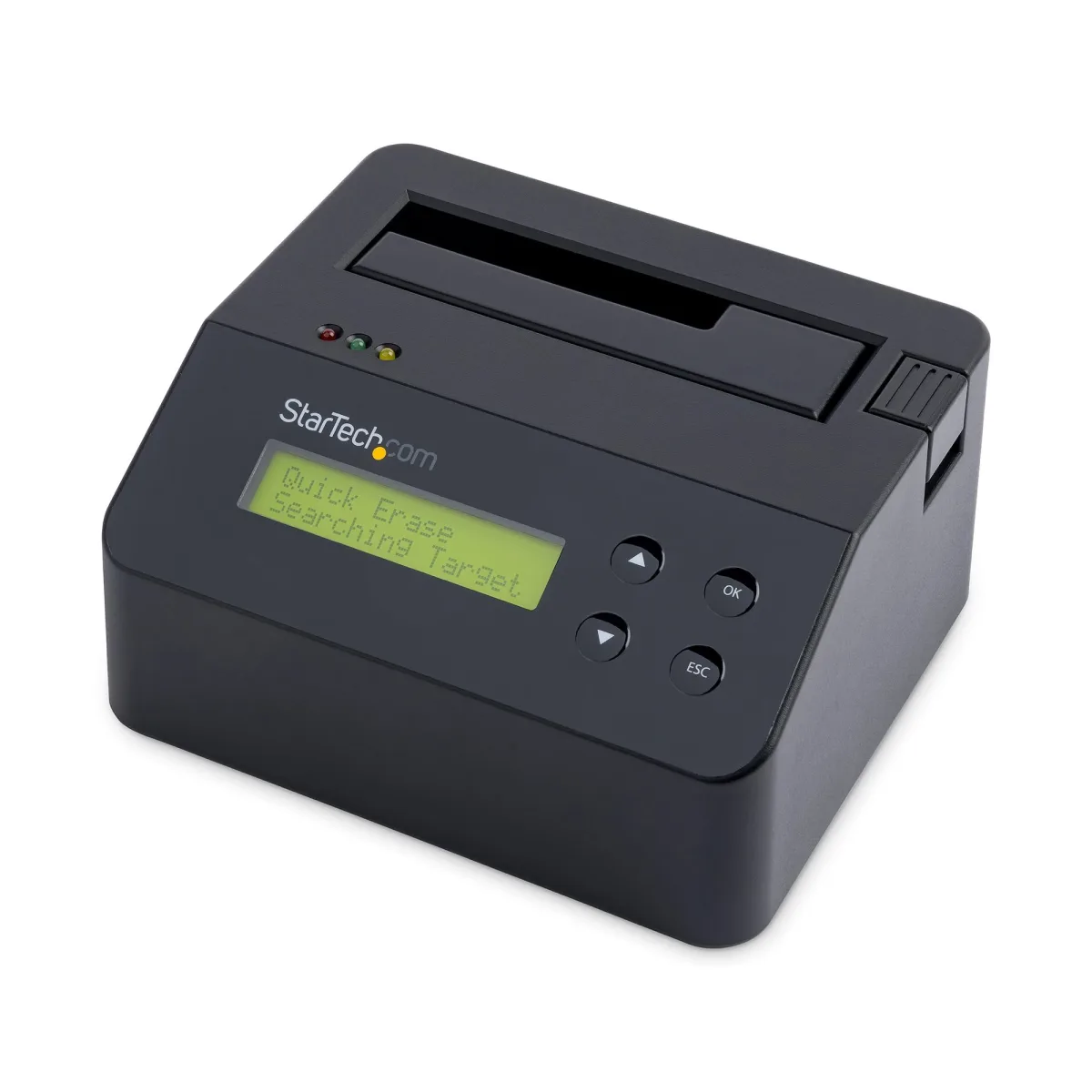 StarTech USB 3.0 Hard Drive Eraser Dock for 2.5" & 3.5" SATA/ IDE SSD HDD + mSATA & M.2 - Standalone Secure Erase Wiper & Sanitizer (SDOCK1EU3P) - Hard drive eraser - black - for P/N: SVA12M5NA