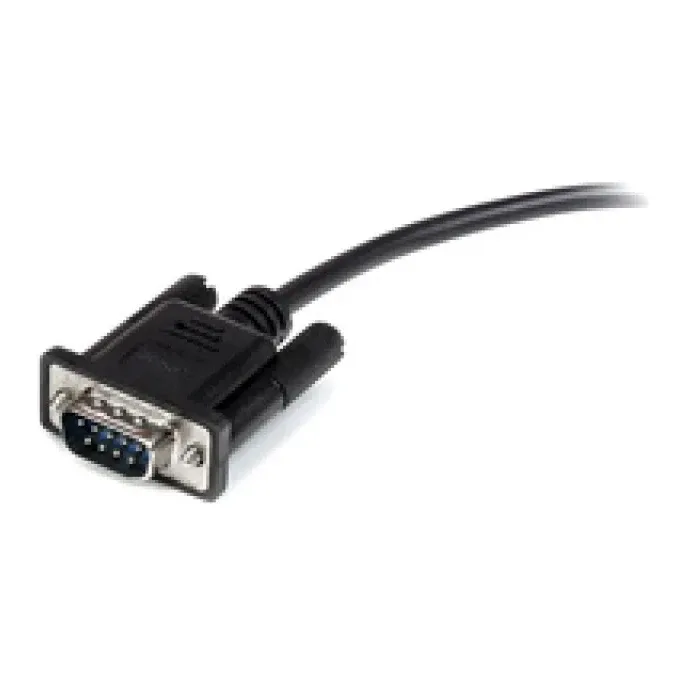 StarTech 2m Black Straight Through DB9 RS232 Serial Cable - DB9 RS232 Serial Extension Cable - Male to Female Cable (MXT1002MBK) - Serial extension cable - DB-9 (M) to DB-9 (F) - 2 m - black - for P/N: 1P3FPC-USB-SERIAL, IC232TTL, ICUSB2324I, ICUSB232D, ICUSB232V2, SV1108IPPWGB