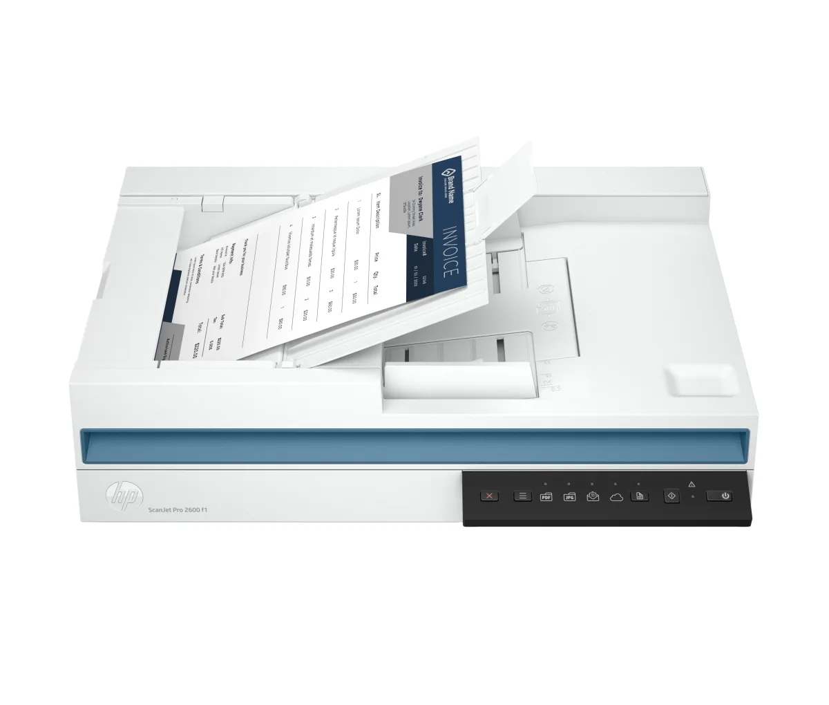 HP Scanjet Pro 2600 f1 - Document scanner - CMOS / CIS - Duplex - A4/Legal - 1200 dpi x 1200 dpi - up to 25 ppm (mono) / up to 25 ppm (colour) - ADF (60 sheets) - up to 1500 scans per day - USB 2.0