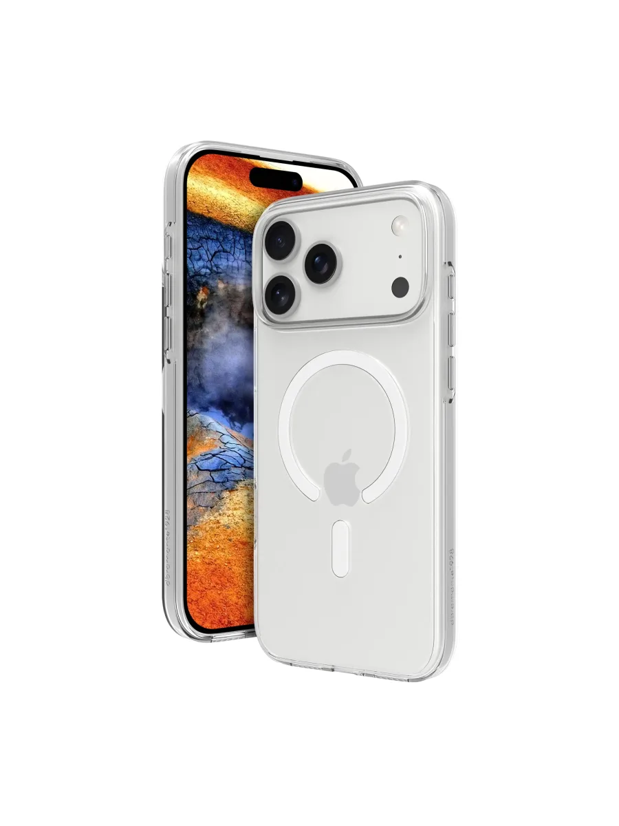 dbramante1928 Greenland Pro - Protective cover for mobile phone - MagSafe compatibility - plastic - clear - for Apple iPhone 17 Pro Max, 18 Pro Max