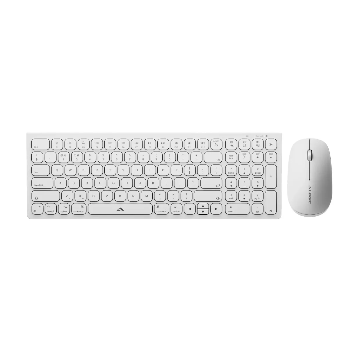ECHELON COMPACT USB-C RECHARGE BT KB/MOUSE FOR MAC (WHITE) UK