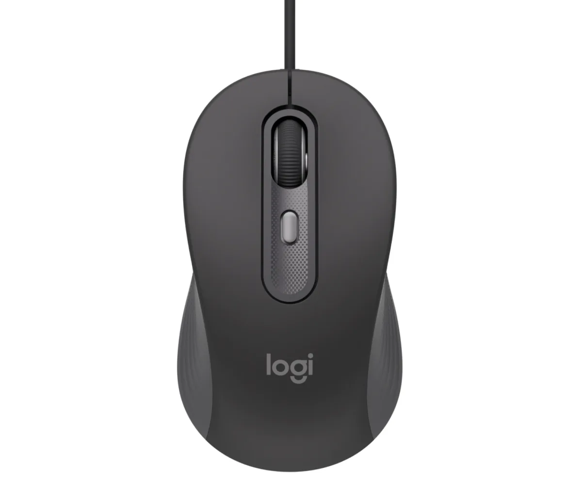 Logitech Signature M520 L for Business - Mouse - right and left-handed - optical - 4 buttons - wired - USB-C