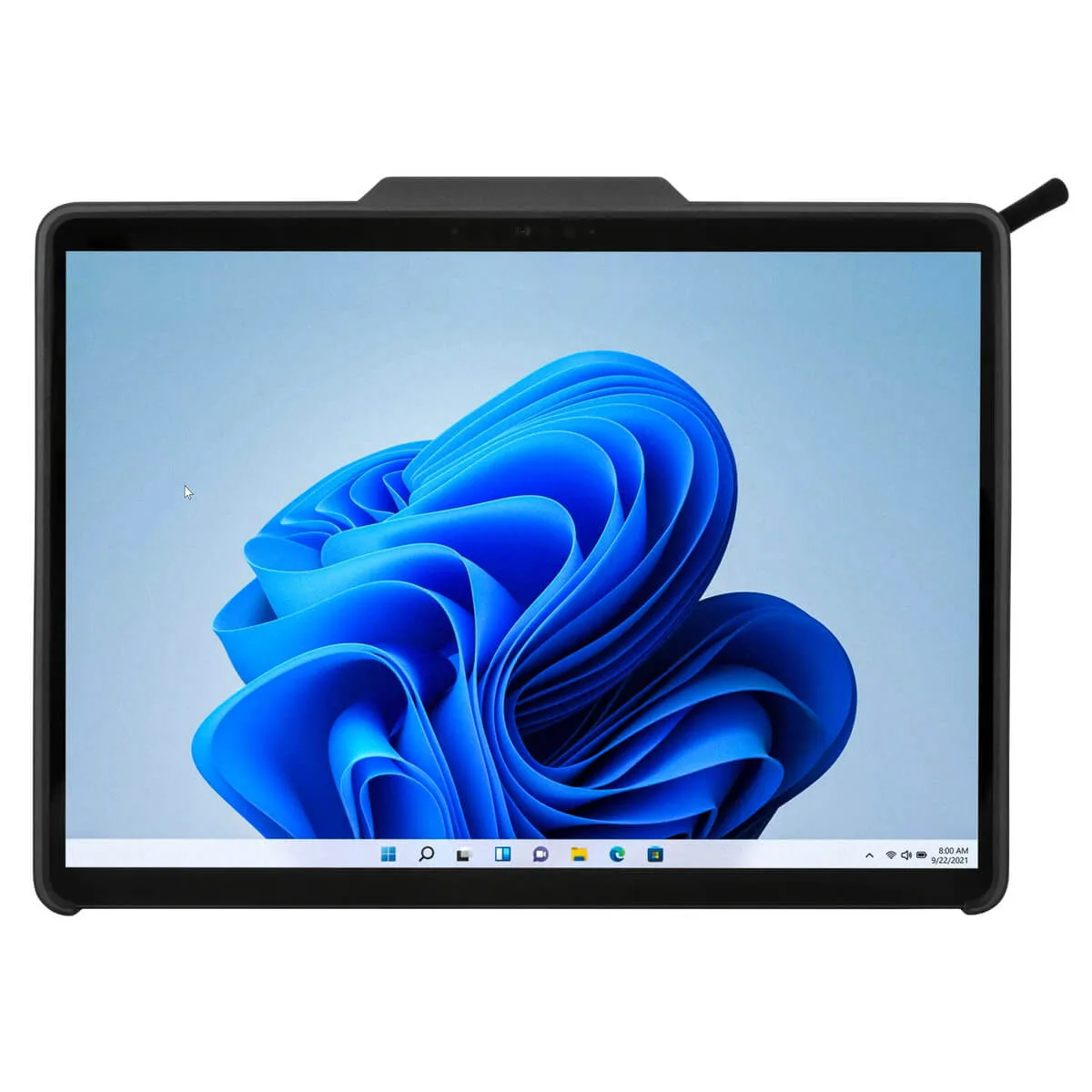 Targus - Back cover for tablet - rugged - thermoplastic polyurethane (TPU), polycarbonate (PC) - black