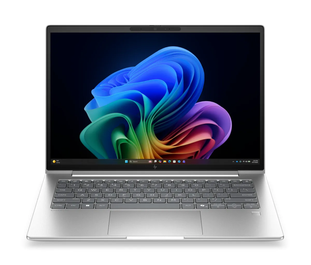 HP EliteBook 6 G2i Notebook - AI PC - Intel Core 5 - 320 / up to 4.6 GHz - Win 11 Pro - Intel Graphics - 16 GB RAM - 512 GB SSD NVMe - 14" IPS touchscreen 1920 x 1200 - Ethernet - Wi-Fi 7, Bluetooth 6.0 - pike silver aluminium - kbd: UK - with HP Wolf Pro Security Edition (1 year)