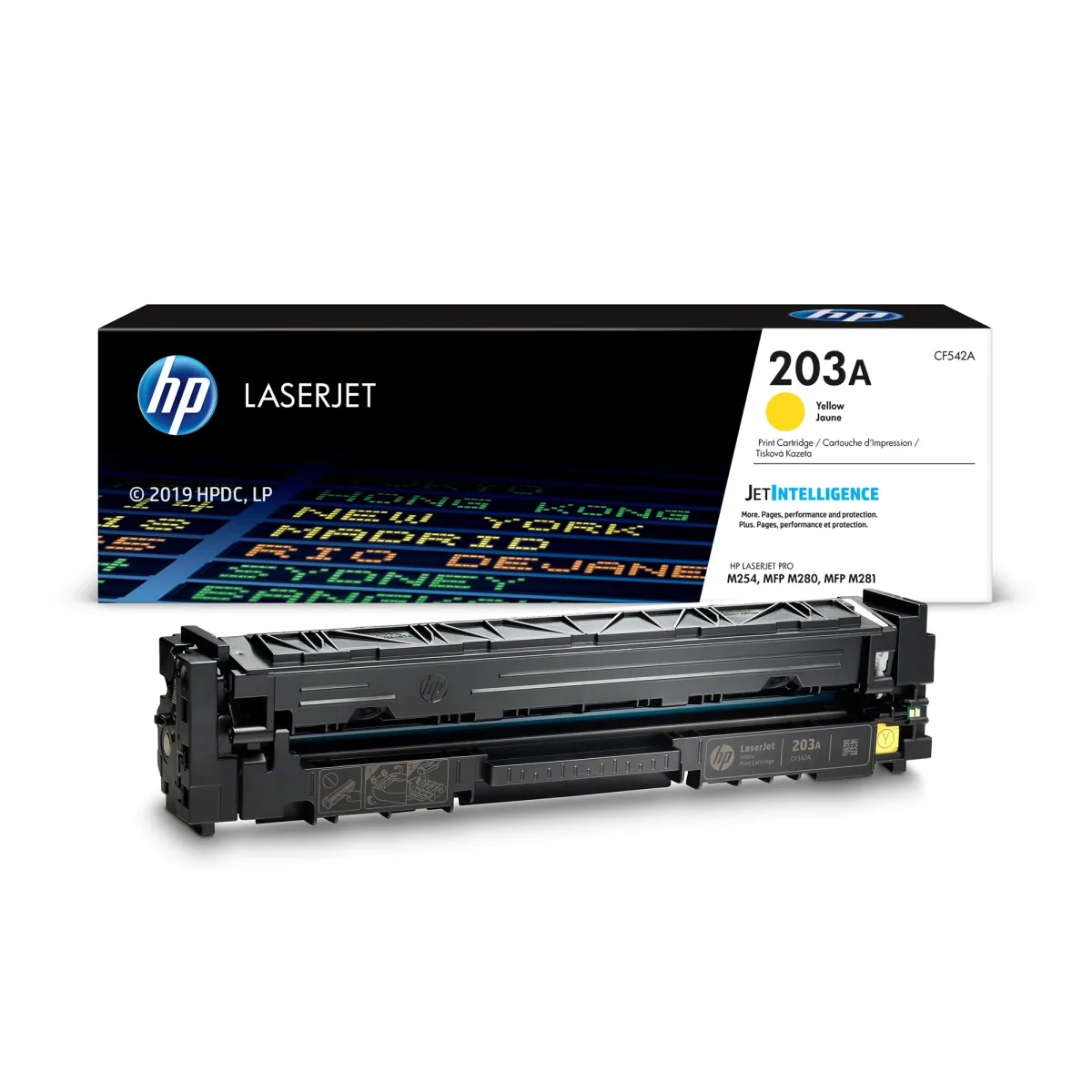 HP 203A ORIG YELLOW LASERJET TONER CARTRIDGE