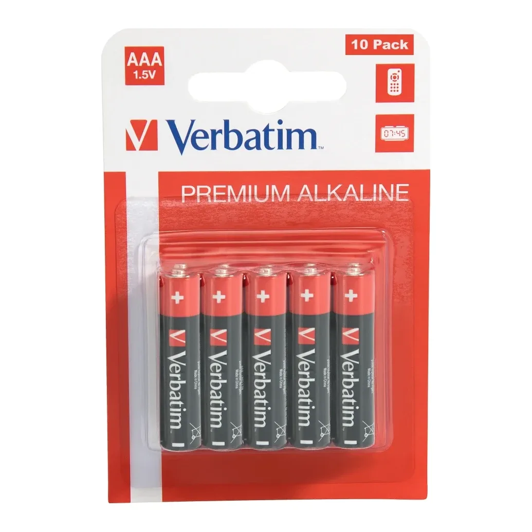 Verbatim AAA Battery Alkaline 10 Pack