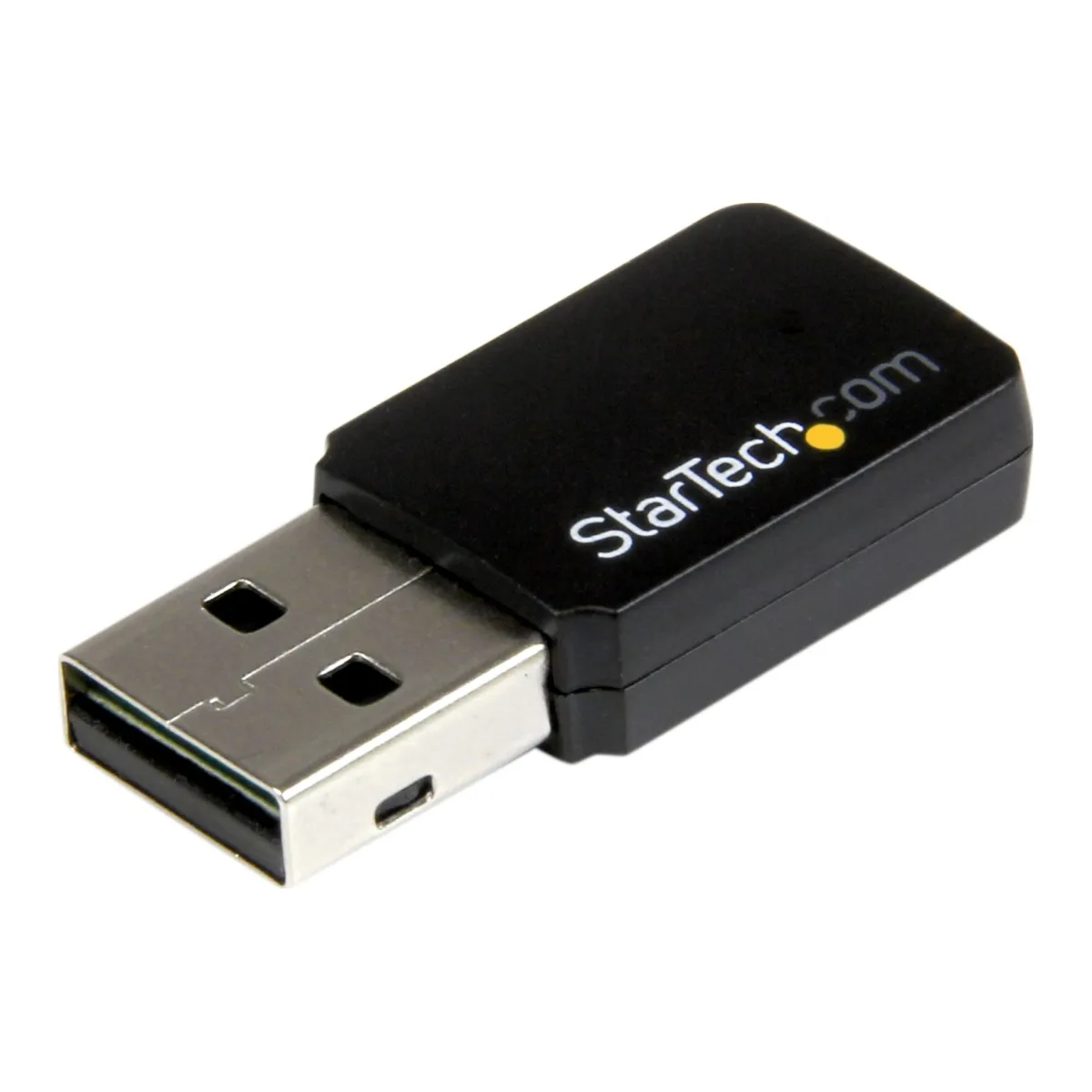 Startech USB 2.0 AC600 Mini Dual Band Wireless-AC Network Adapter - 1T1R 802.11ac WiFi Adapter - 2.4GHz / 5GHz USB Wireless (USB433WACDB) - Network adapter - USB 2.0 - Wi-Fi 5 - black